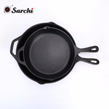 Cast Iron Skillets /Fry Pans with preseasoned coating